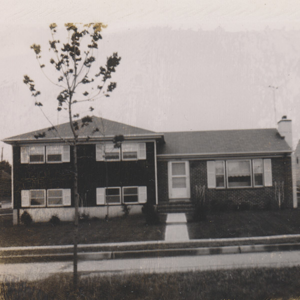 The Fair Lawn, NJ house where Bob Brody was raised, 1950s